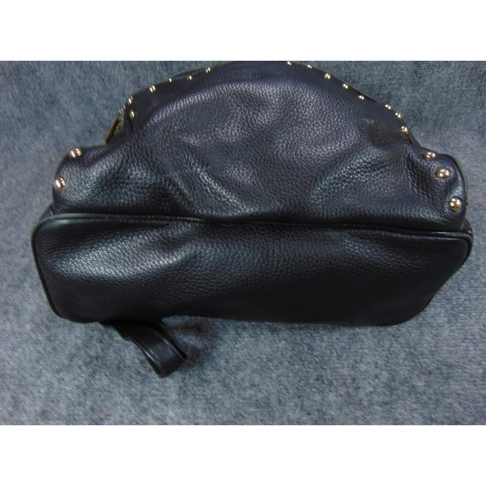 Michael Kors Backpack Black Leather‎ Studded Small Daypack Commuter,FLAW - Picture 8 of 16
